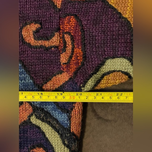 Peruvian Perfection Pure 100% Alpaca Wool Made In Peru Womens M Cardigan Sweater - Picture 8 of 15